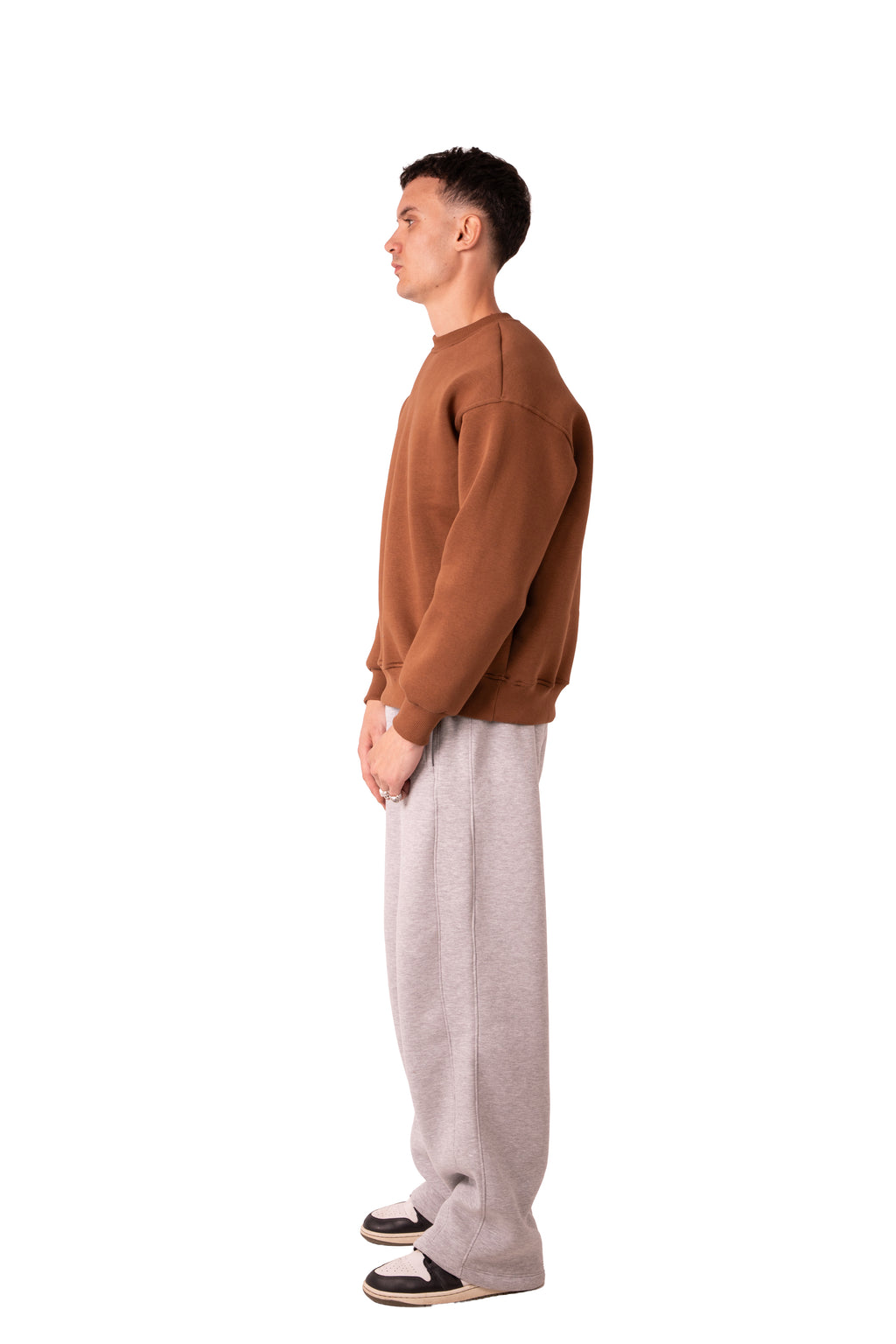 Crew Neck - Cocoa Brown