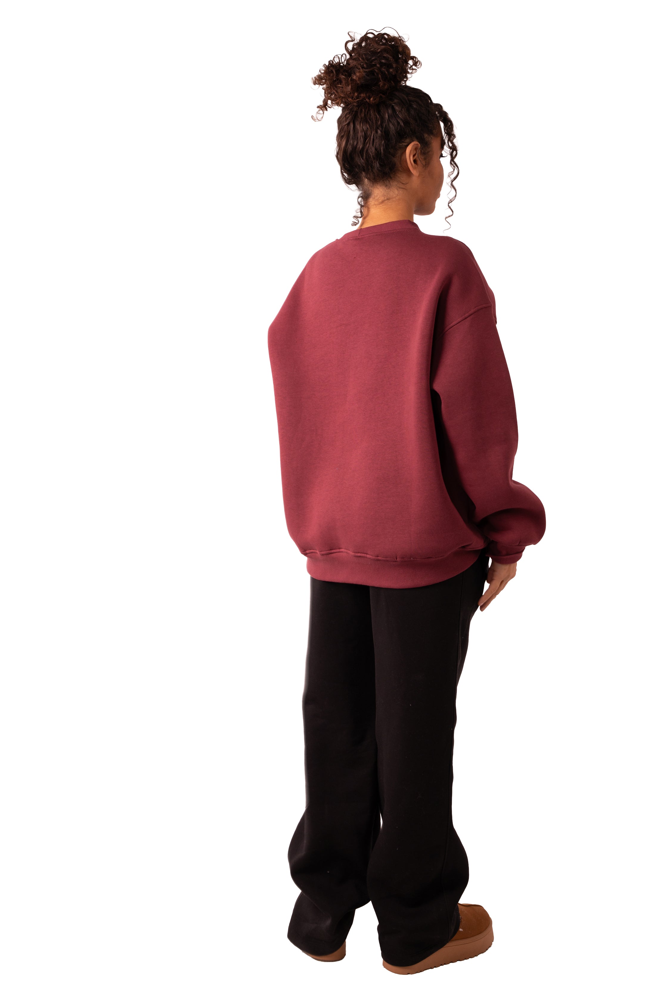 Crew Neck - Burgundy