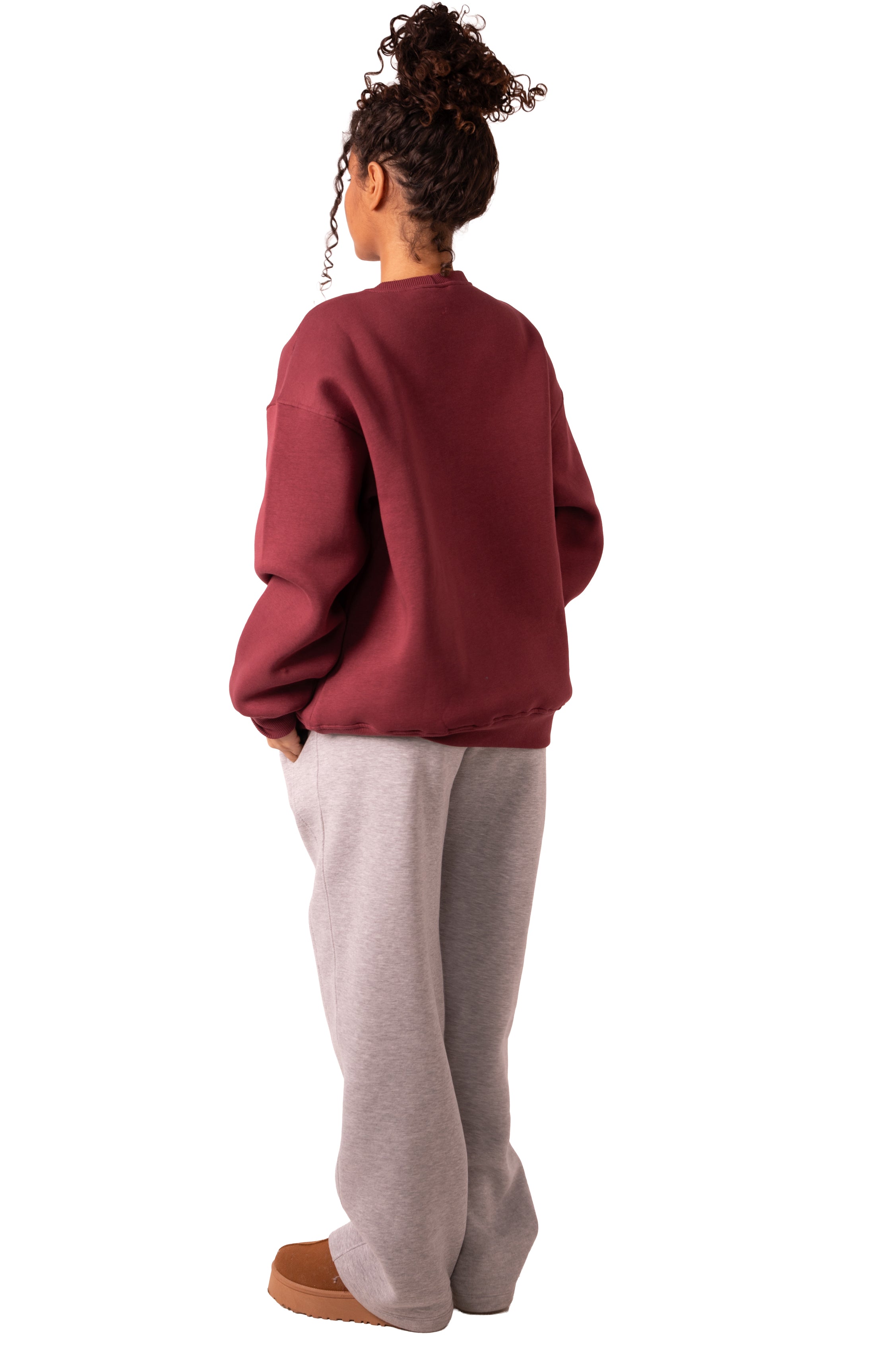 Crew Neck - Burgundy