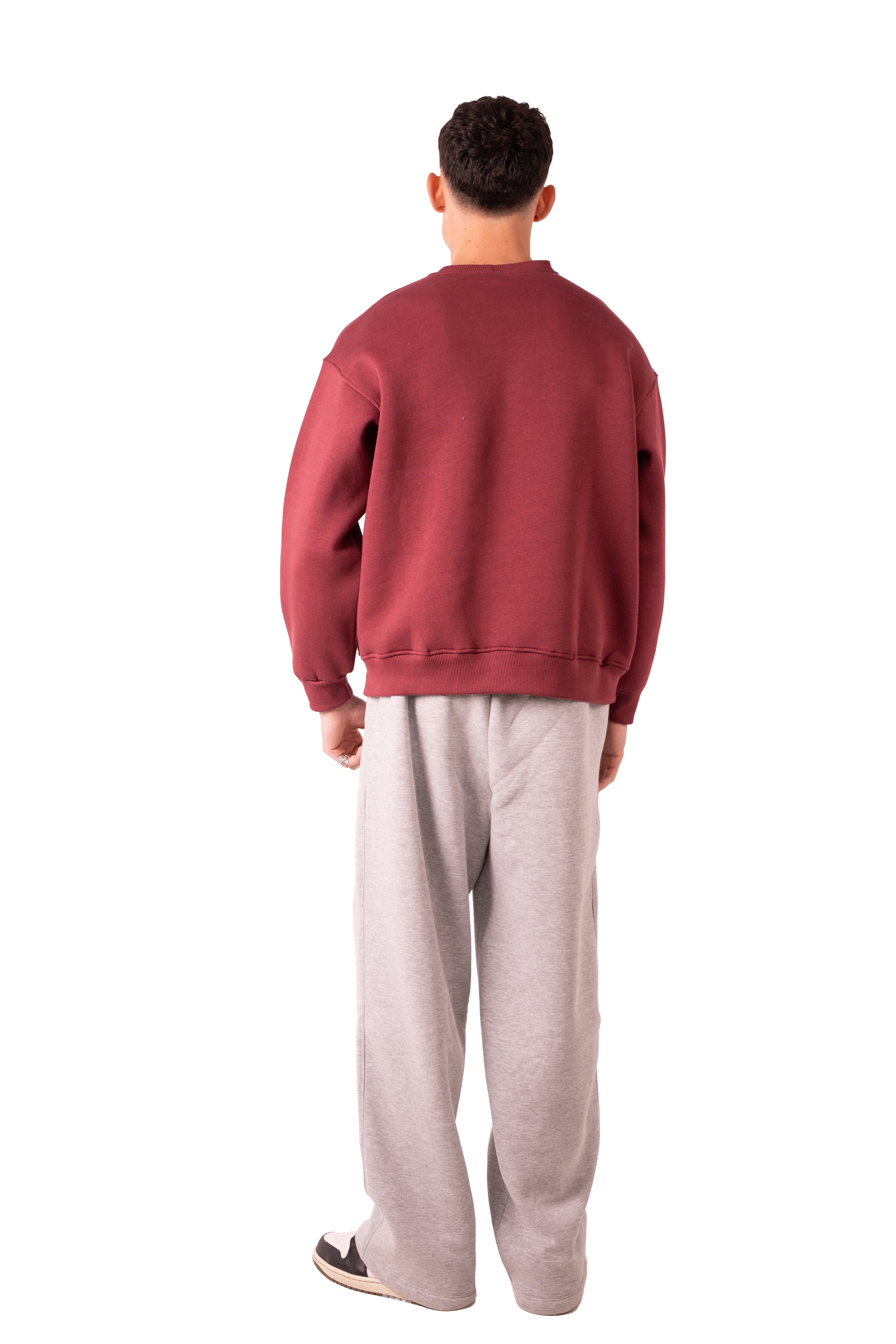 Crew Neck - Burgundy