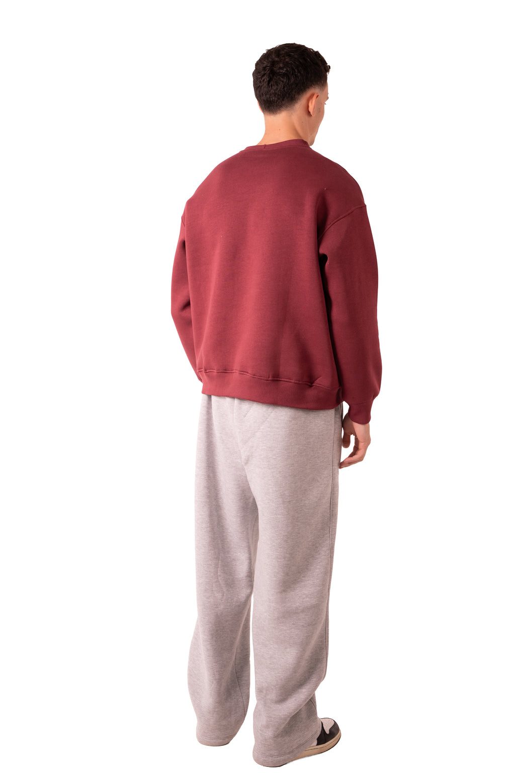 Crew Neck - Burgundy