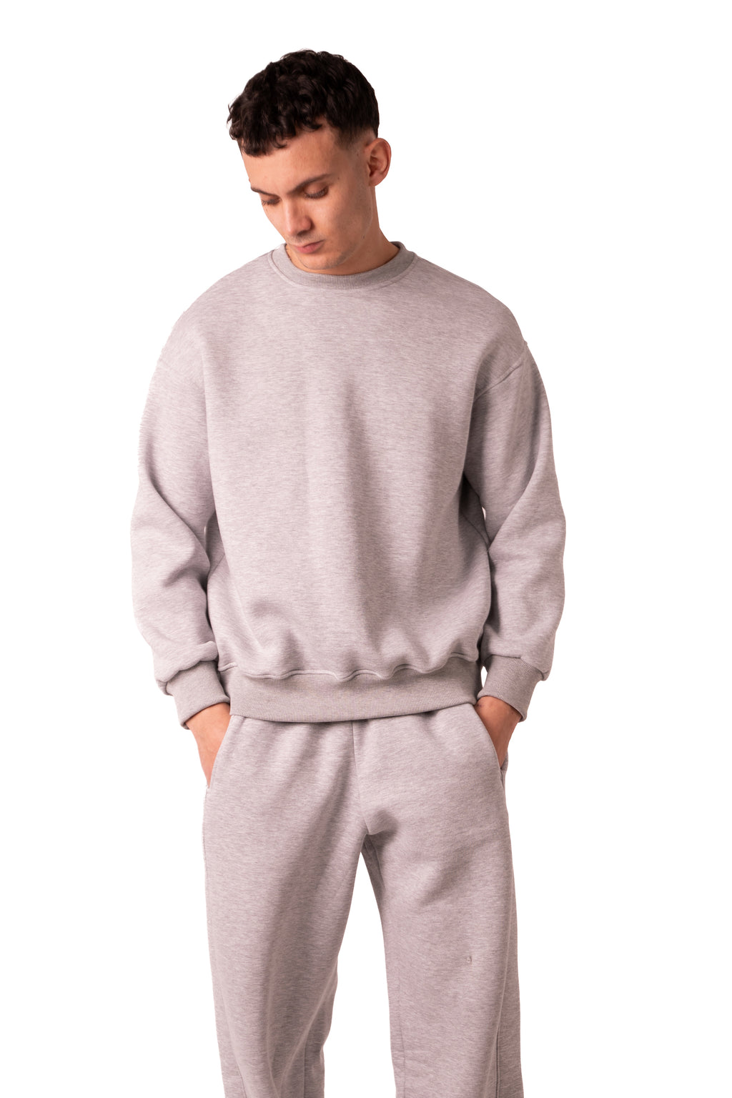 Crew Neck - Light Grey