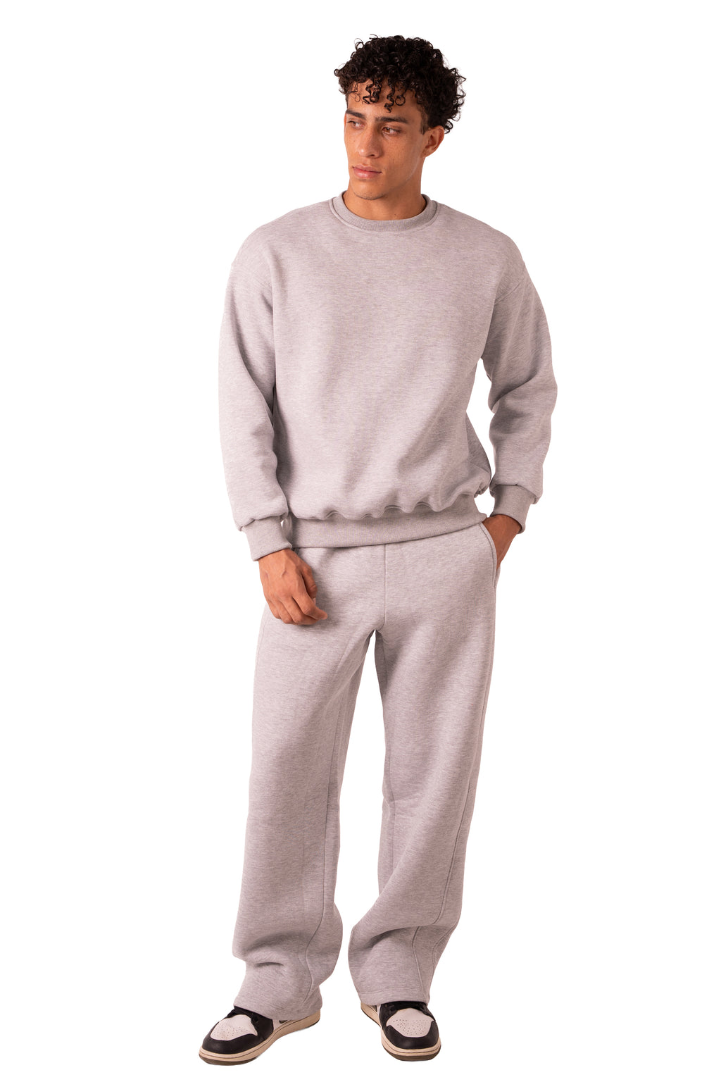 Crew Neck - Light Grey