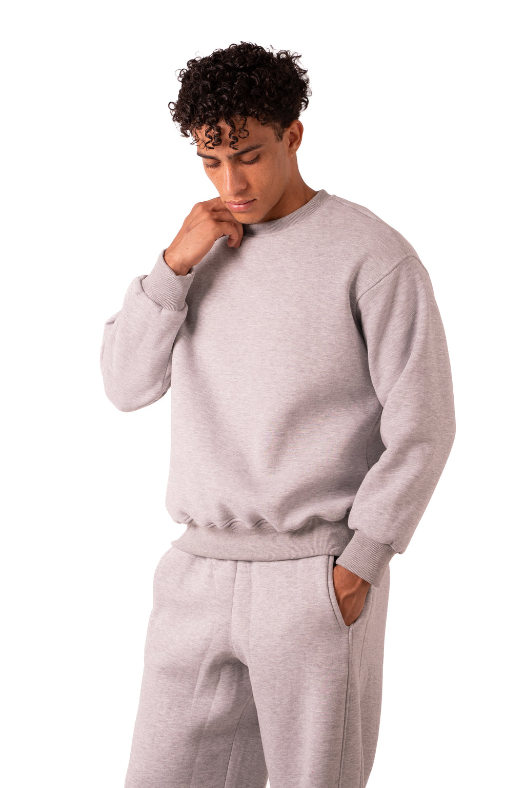 Crew Neck - Light Grey