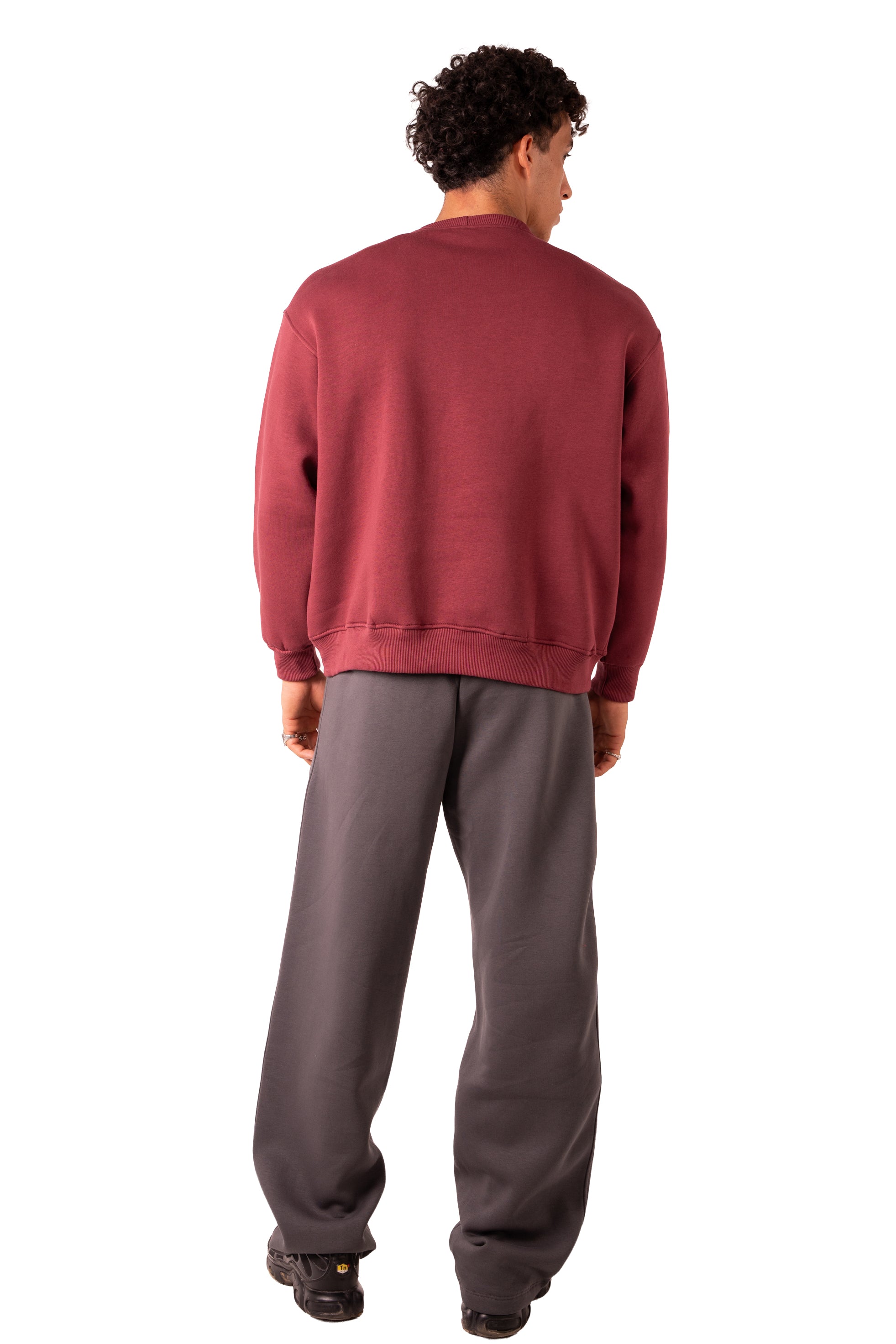 Crew Neck - Burgundy