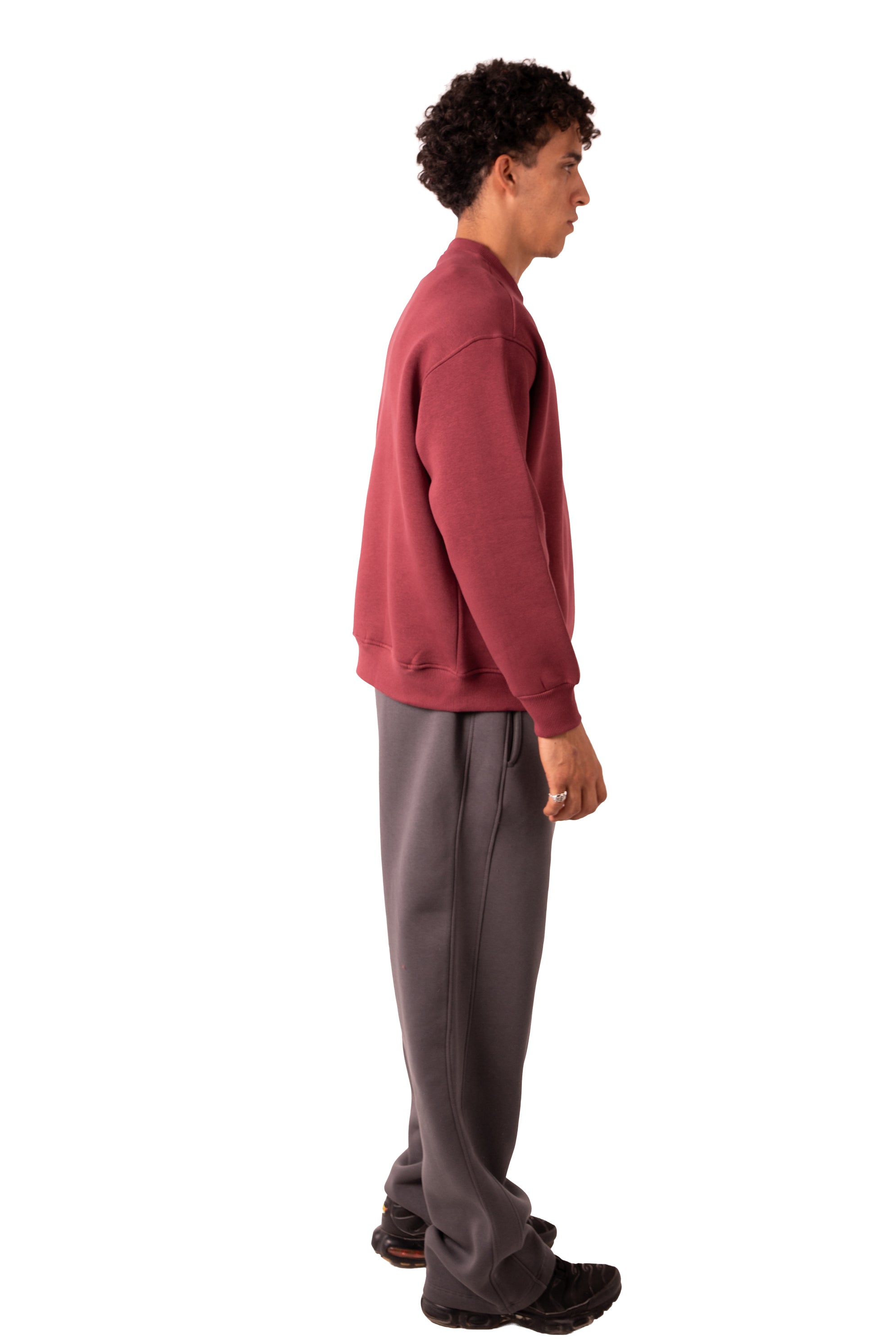 Crew Neck - Burgundy