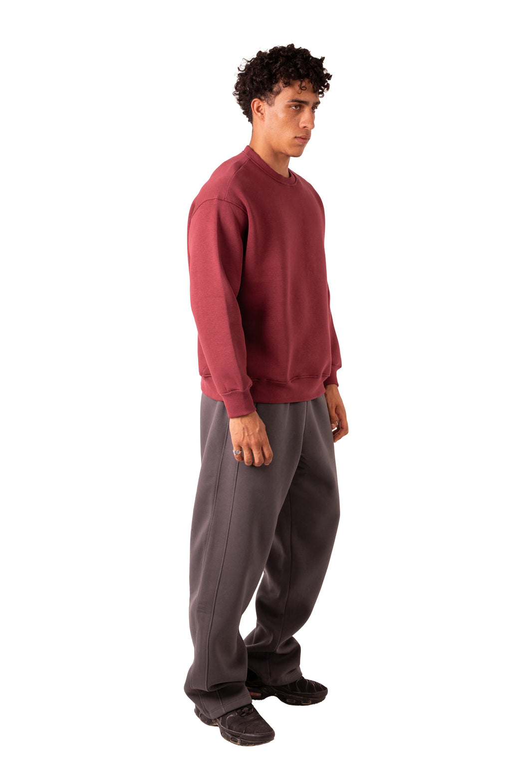 Crew Neck - Burgundy