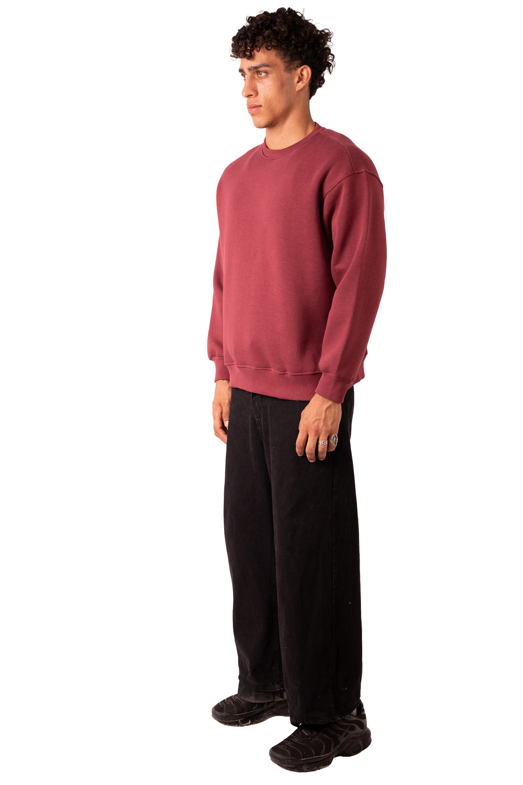 Crew Neck - Burgundy