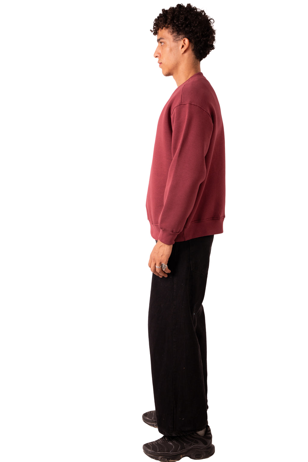 Crew Neck - Burgundy