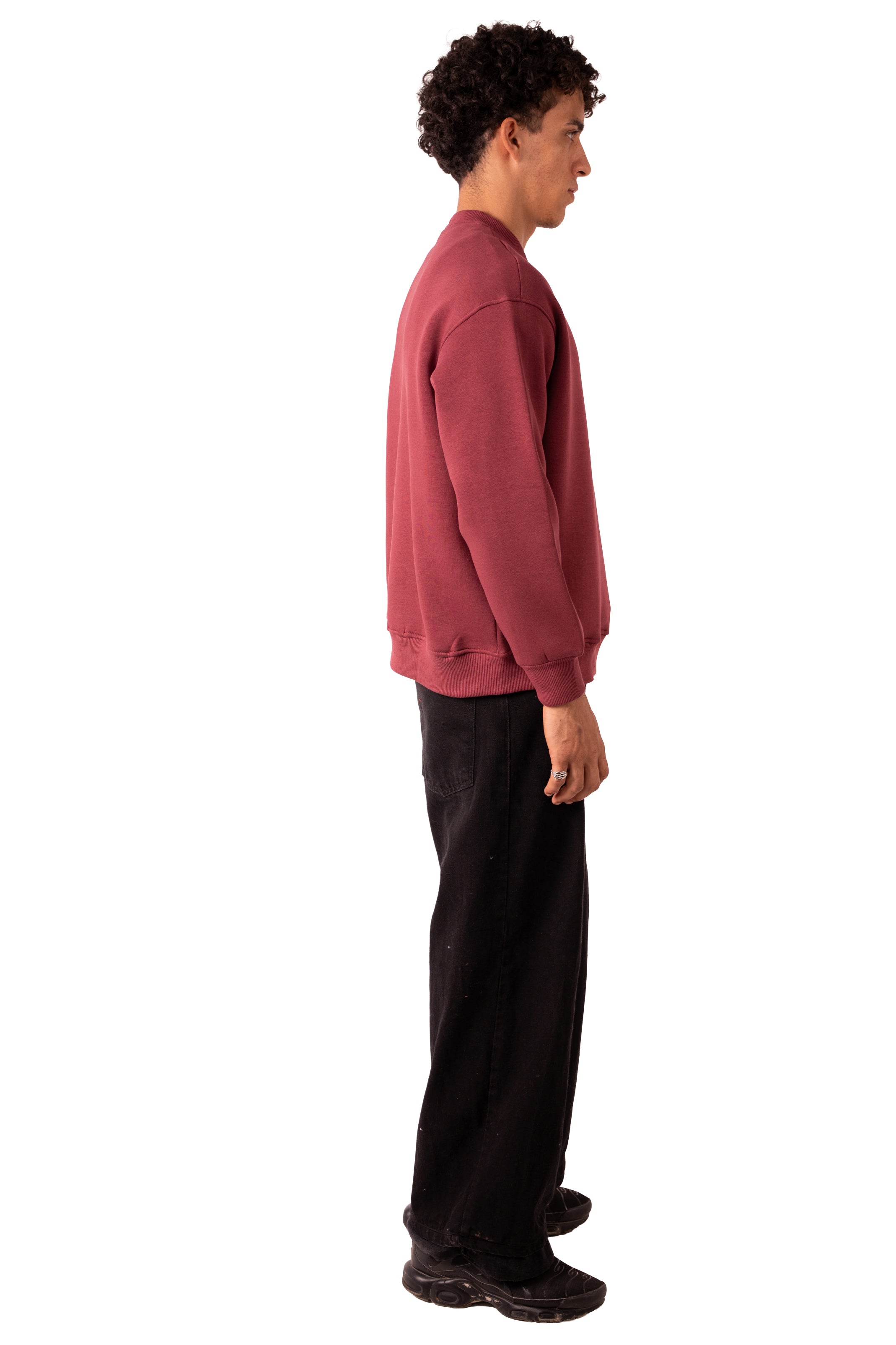 Crew Neck - Burgundy