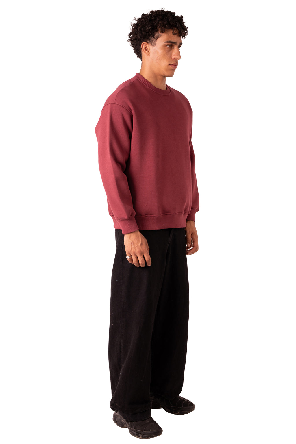 Crew Neck - Burgundy