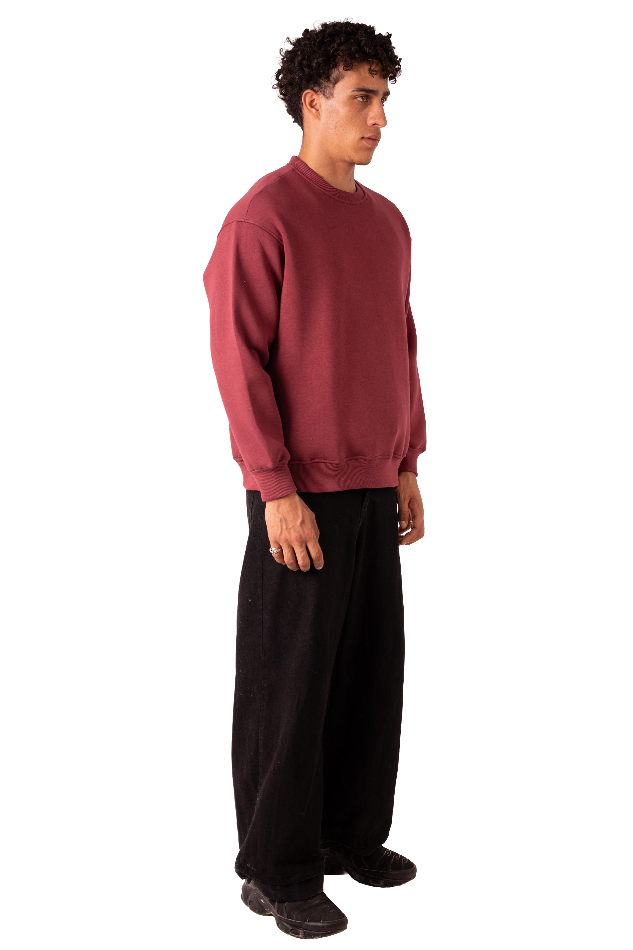 Crew Neck - Burgundy