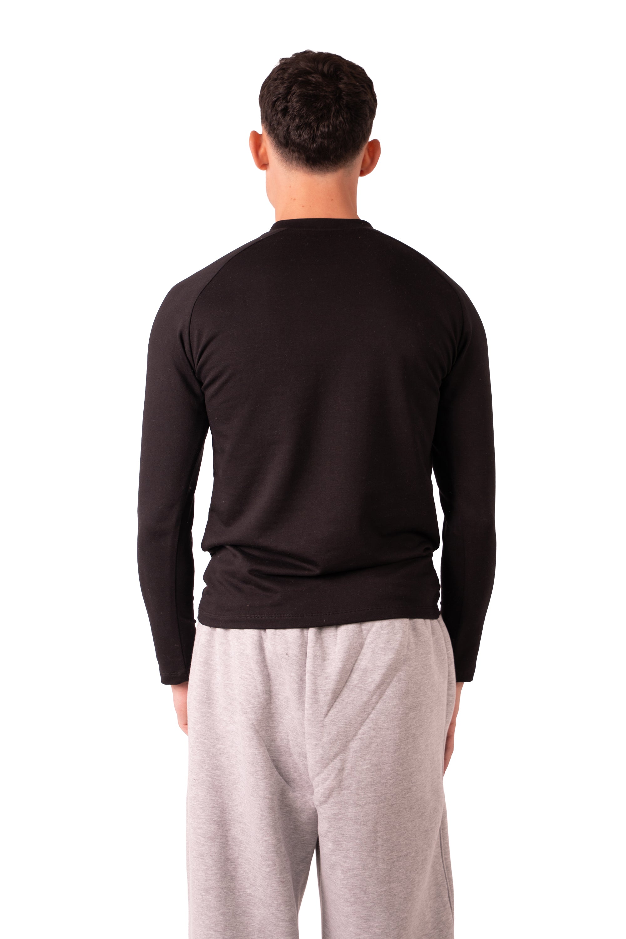 Henley Tshirt - Black