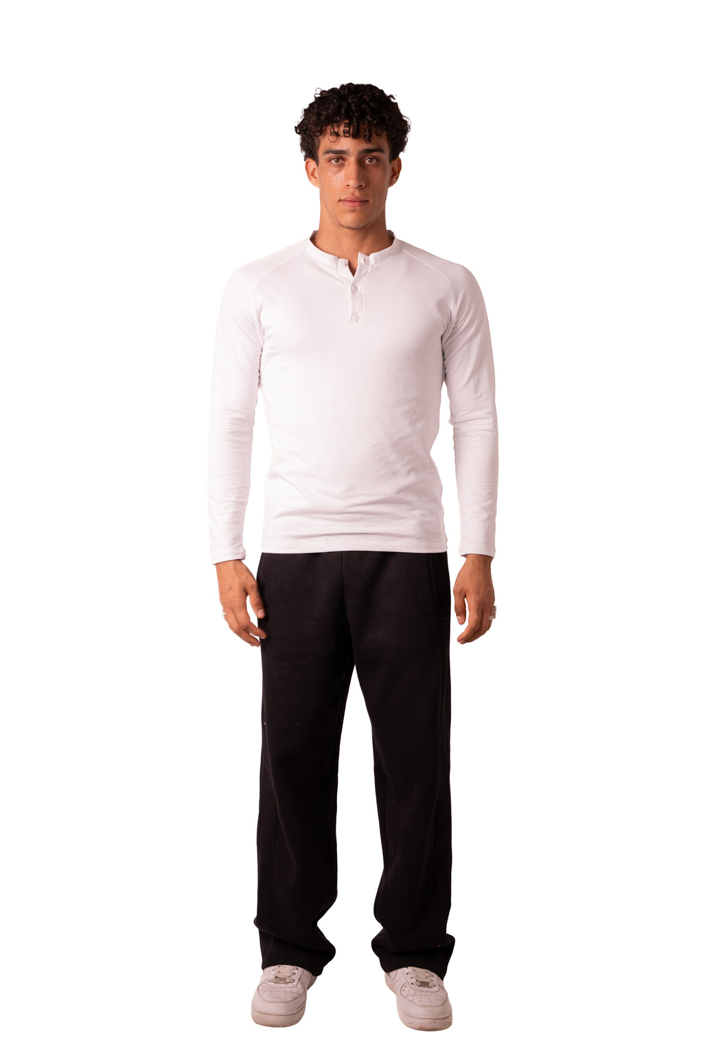 Henley Tshirt - White