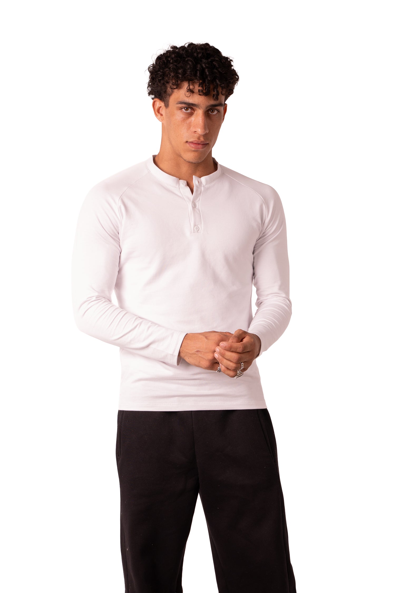Henley Tshirt - White