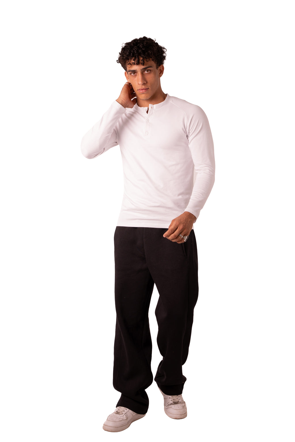 Henley Tshirt - White