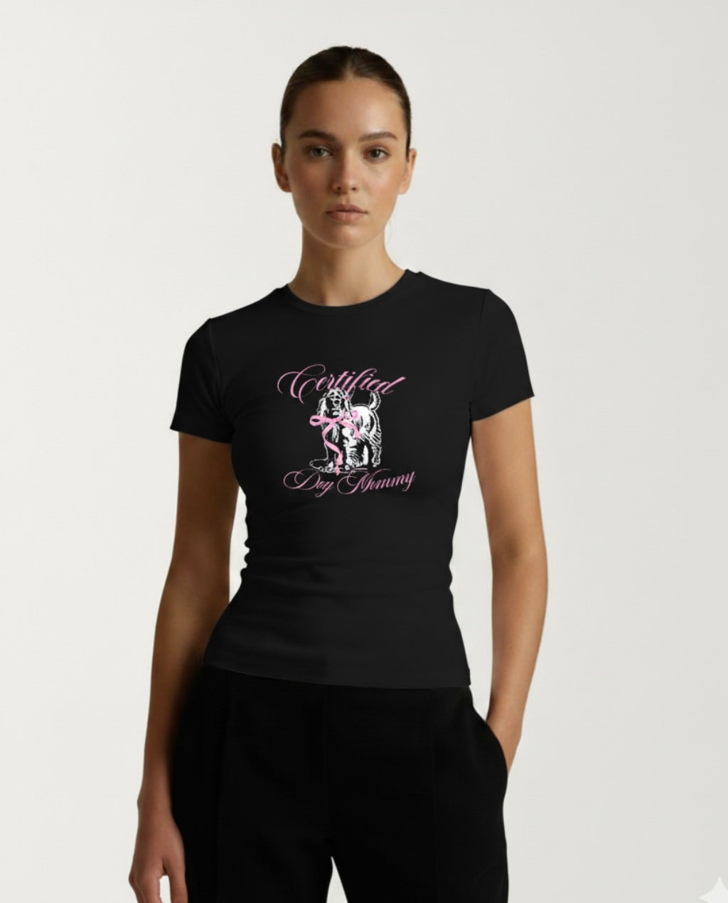 Certified dog mom babytee