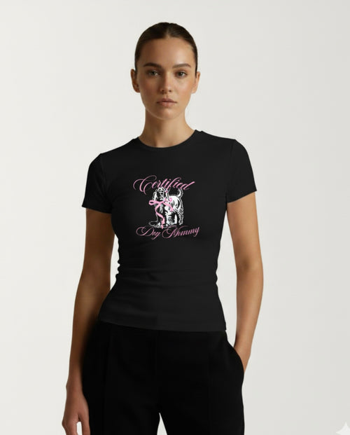 Certified dog mom babytee