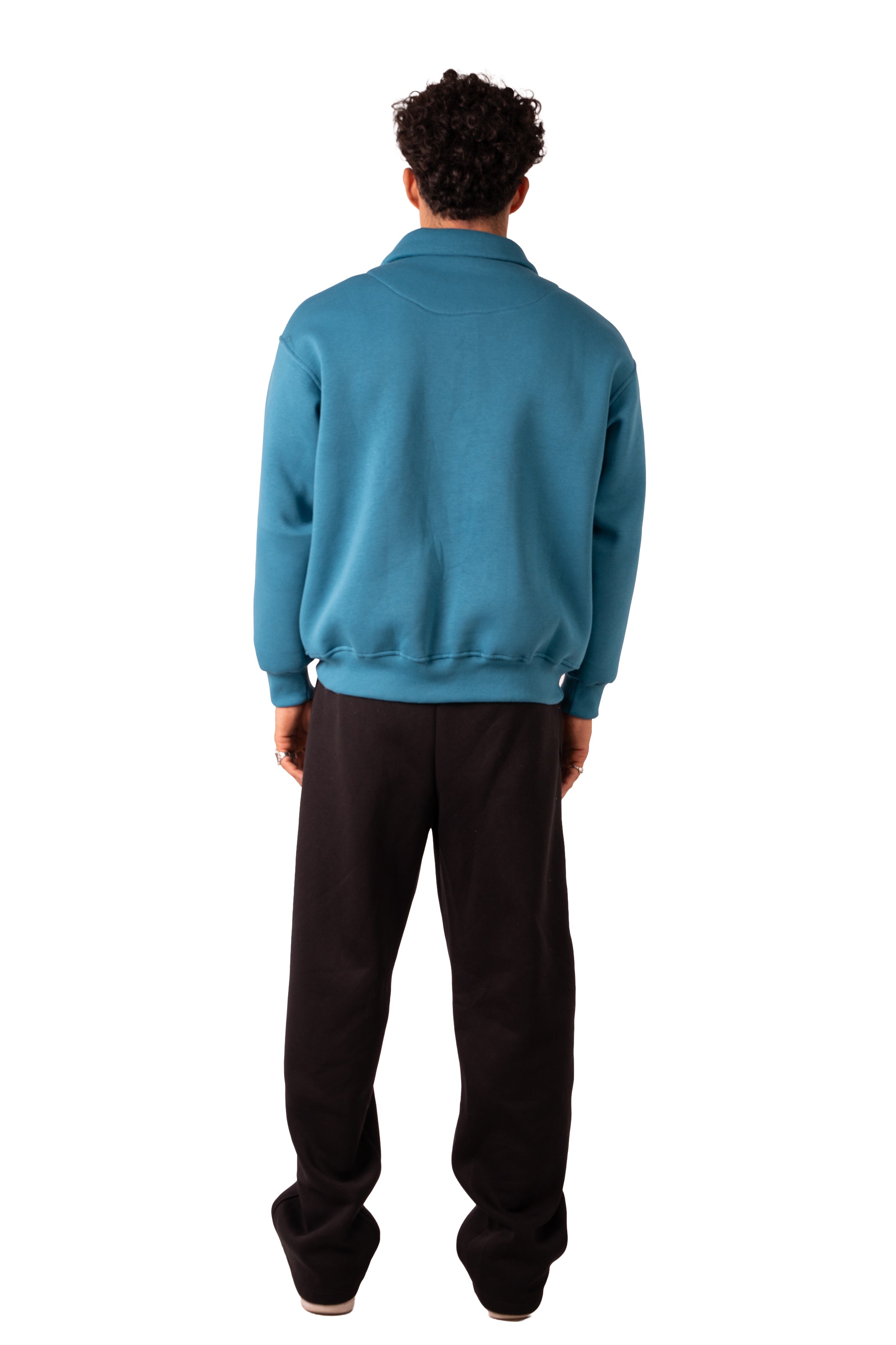 Quarter Zip Deep Aqua