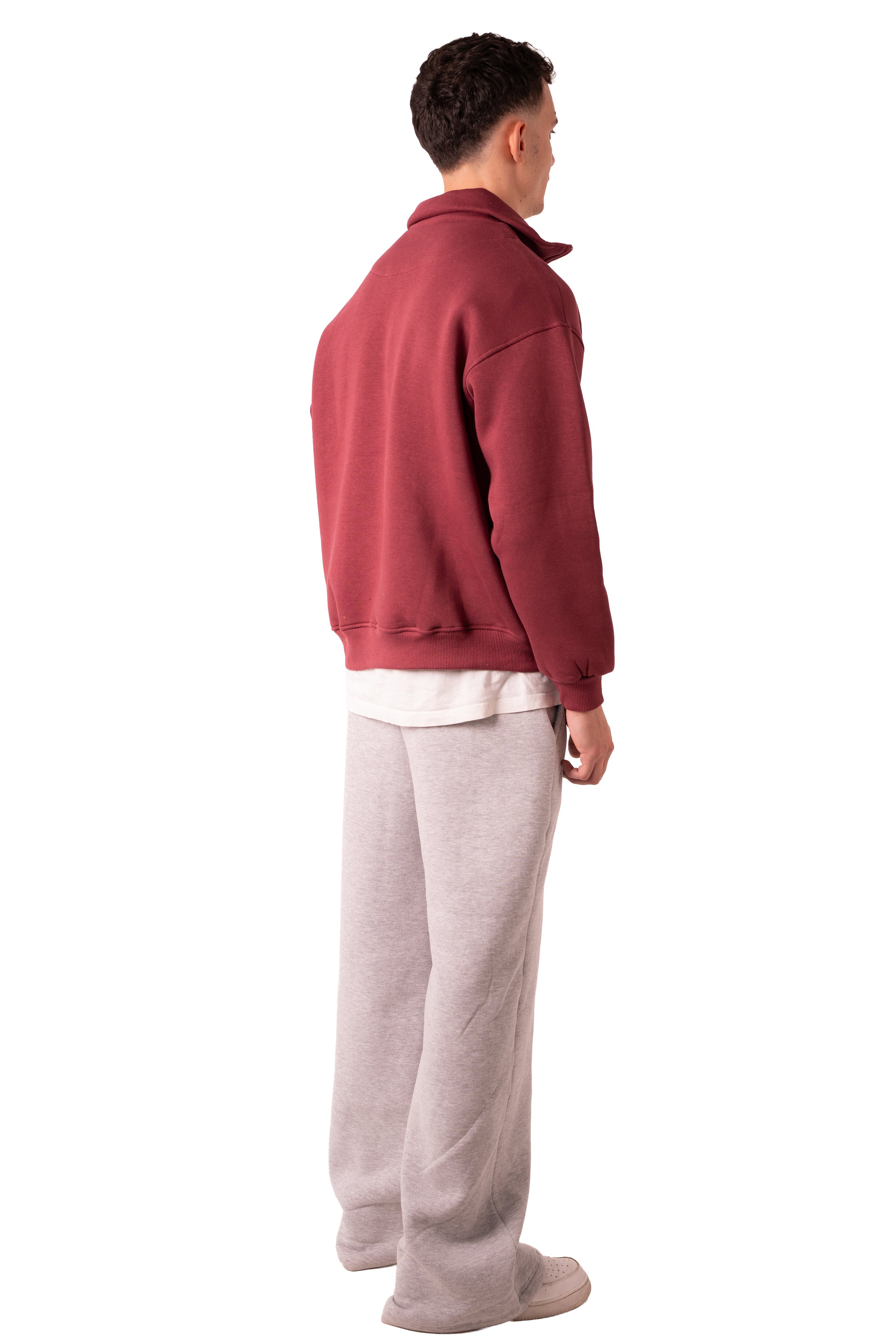 Quarter Zip Burgundy