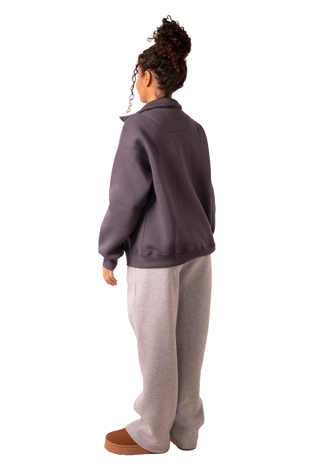 Quarter Zip Dark Grey