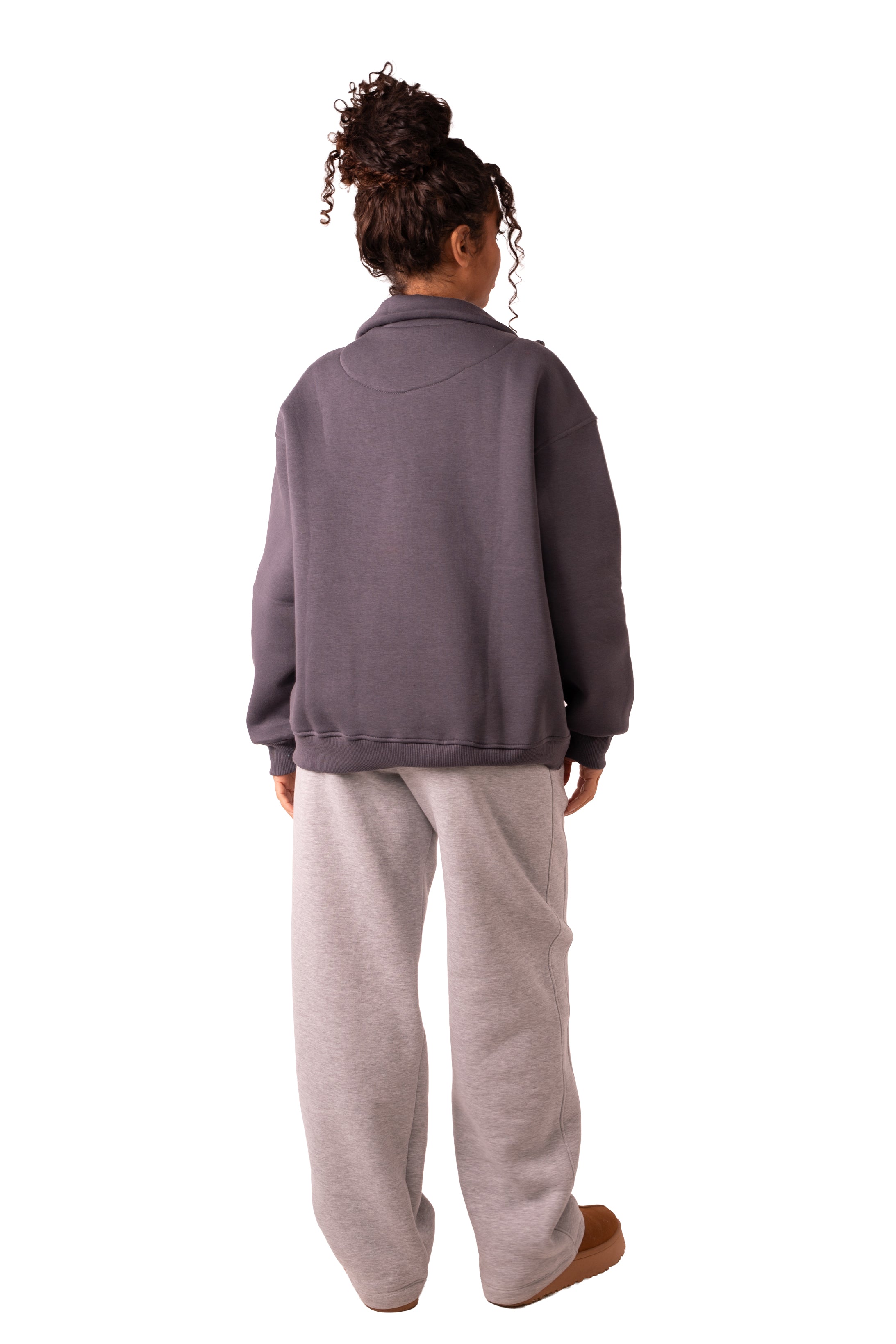 Quarter Zip Dark Grey