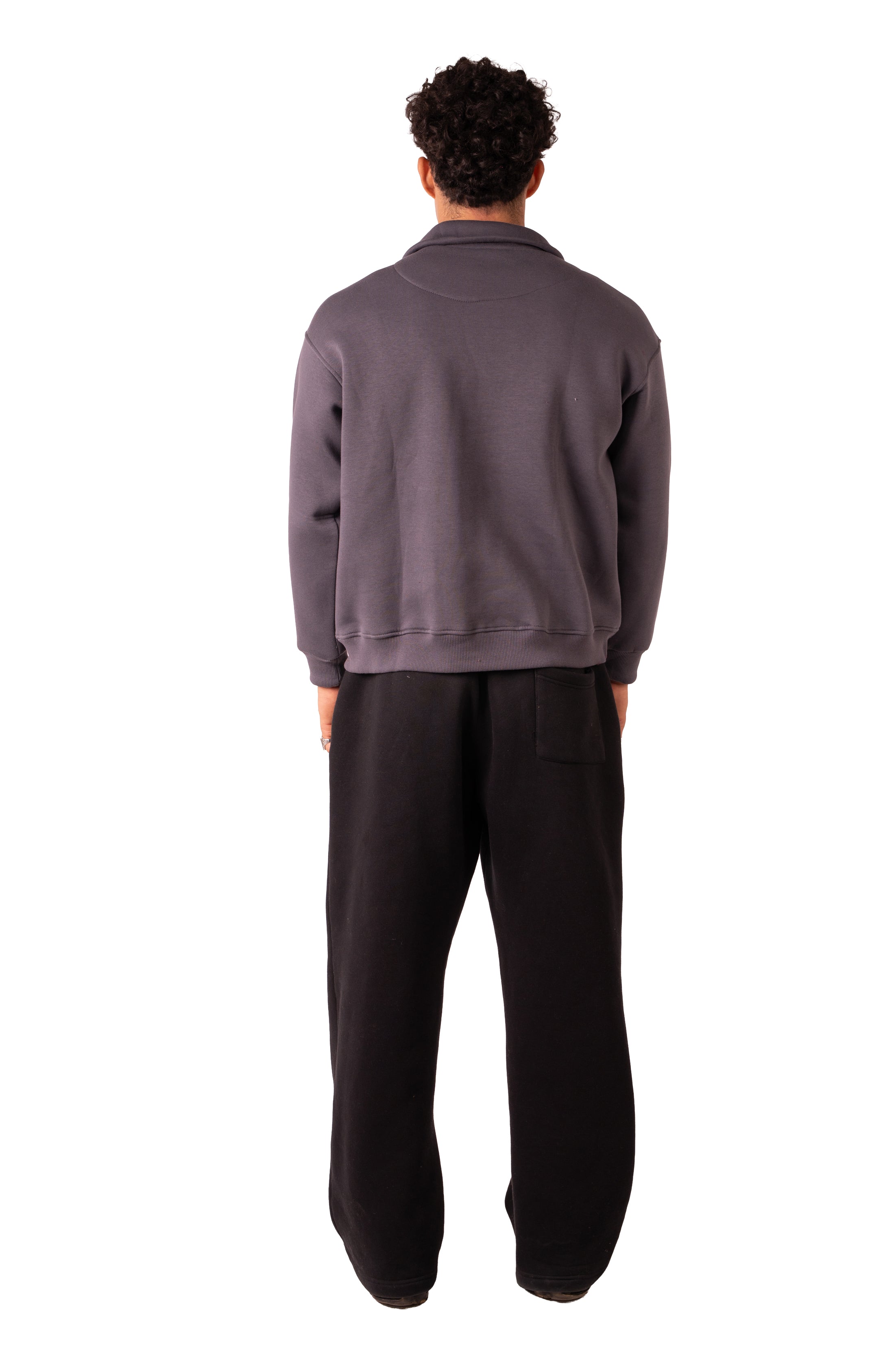 Quarter Zip Dark Grey