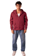 Zip Up Jacket Burgundy
