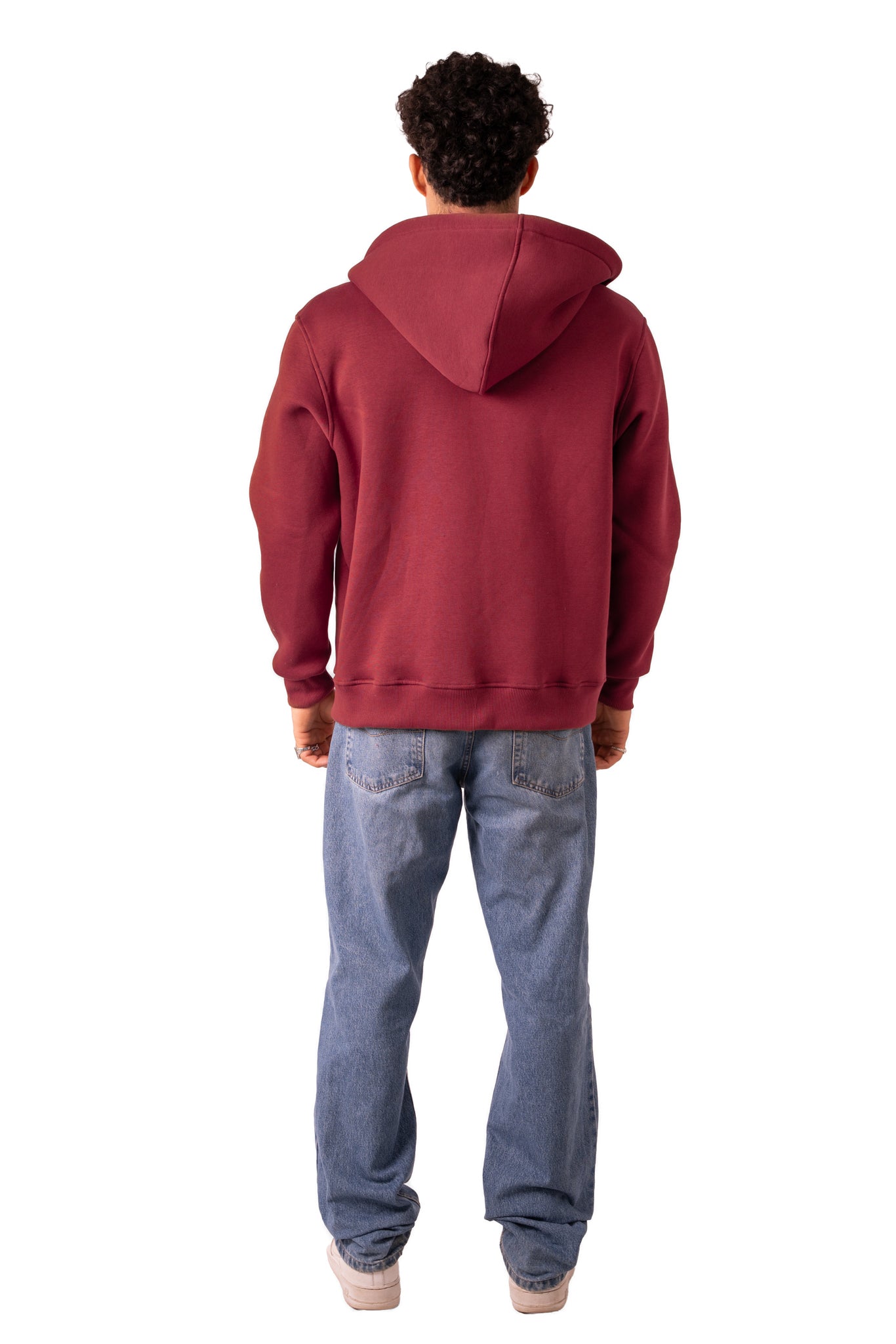 Zip Up Jacket Burgundy