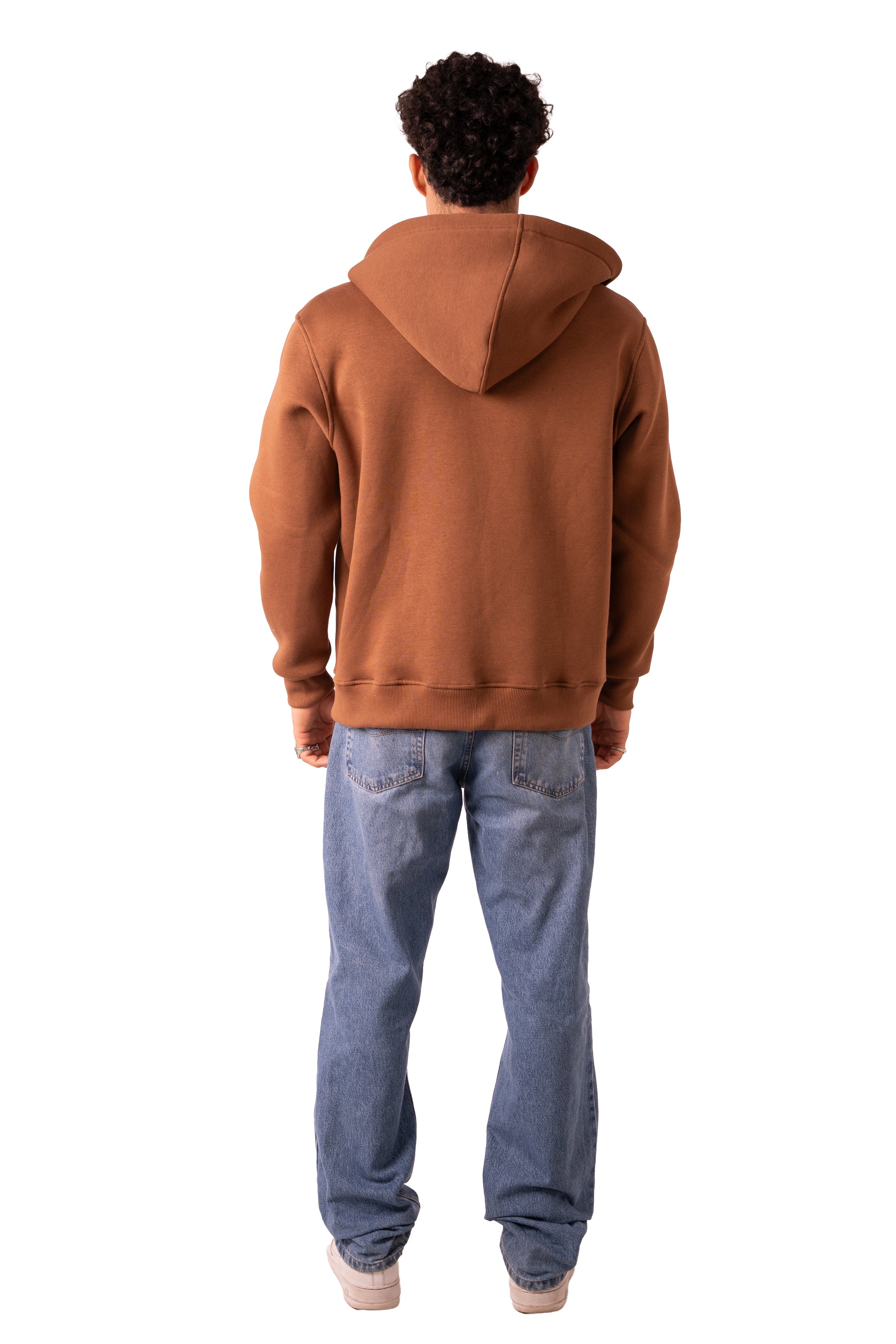 Zip Up Jacket Cocoa Brown