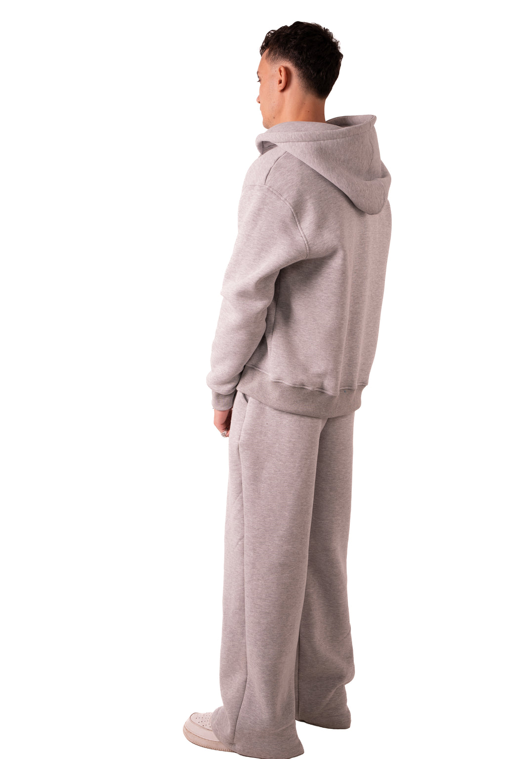 Zip Up Jacket Light Grey