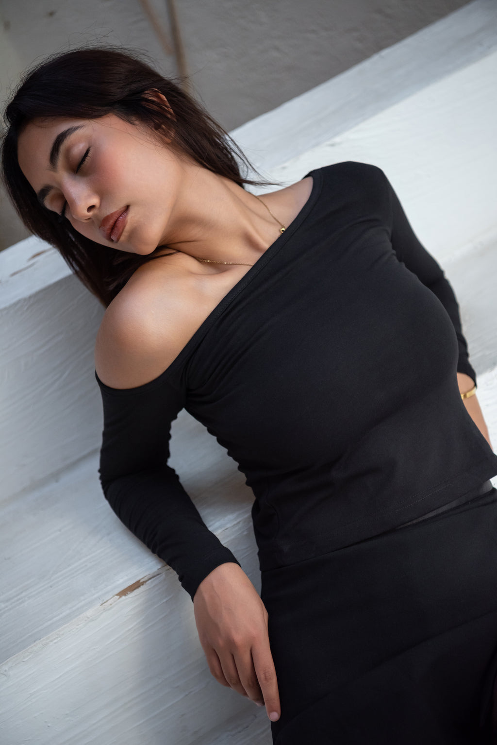 Sleek One Shoulder Top