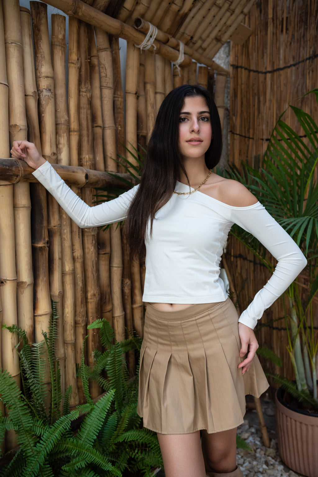 Sleek One Shoulder Top