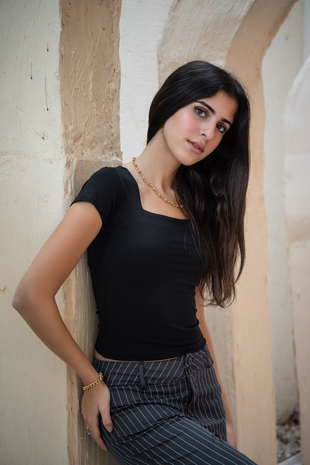 Square Neck Baby Tee